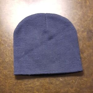 Navy Blue Beanie Hat